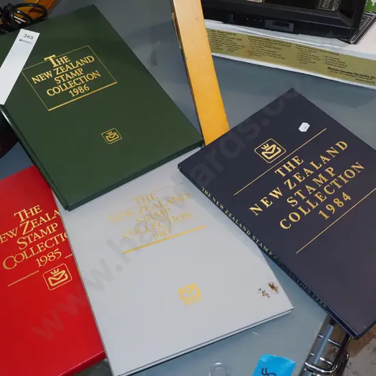 1984 - 1987 NZ stamp collection albums