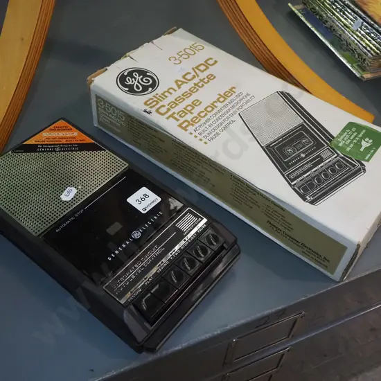 General Electric cassette tape recorder