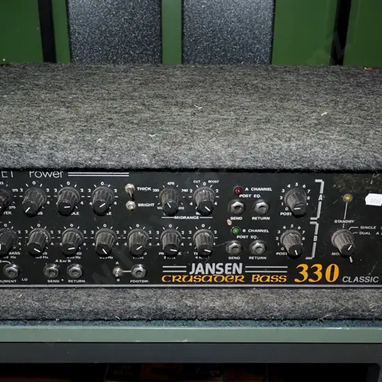 Jansen Crusader bass 330 classic amplifier
