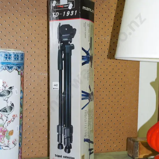 boxed Marumi tripod