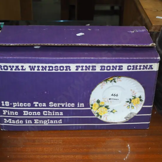 boxes Royal Windsor tea service