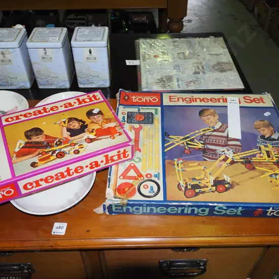 2x 1960s/70s construction sets