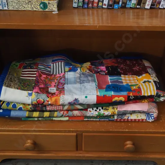 3x children's patchwork quilts