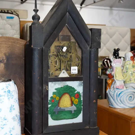 vintage restorer's pendulum mantle clock H-500