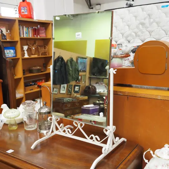 mid century metal cheval mirror H-580