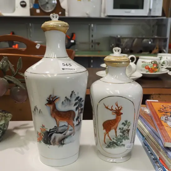 2x bottles of unknown Chinese drinks