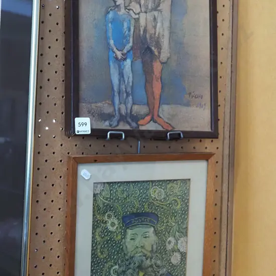 framed Picasso print