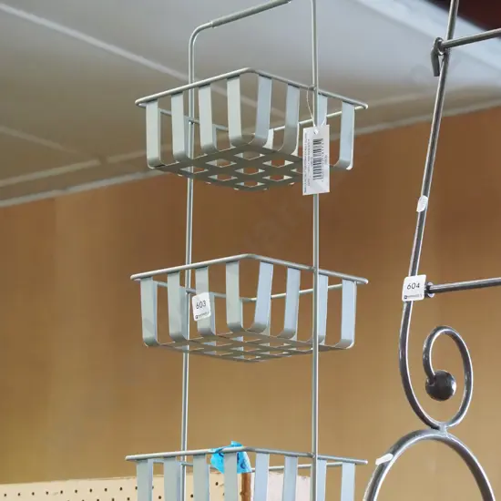 as new 3 basket storage unit