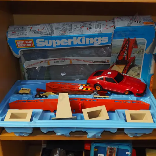 1980s Super Kings truck set, plastic model car