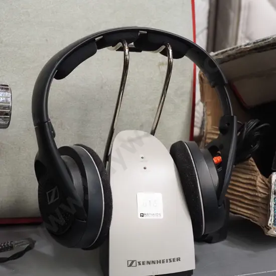 pair Sennheiser wireless headphones