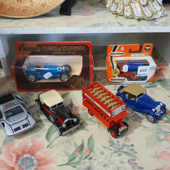 assorted model vehicles