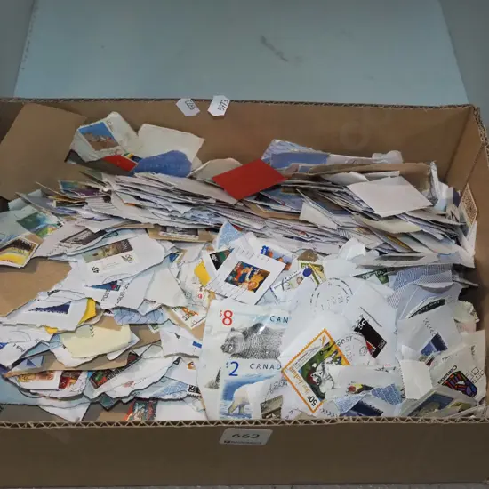 box of stamps