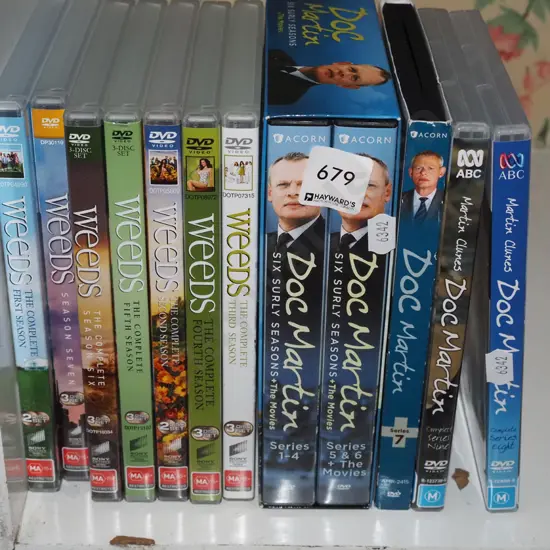 Doc Martin and Weeds DVDs