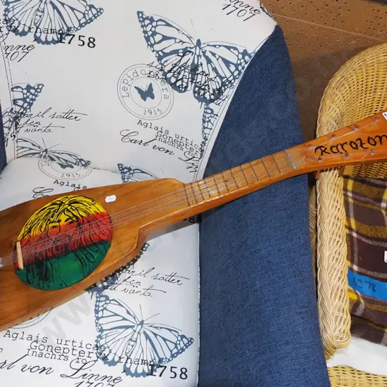 home made double stringed ukelele