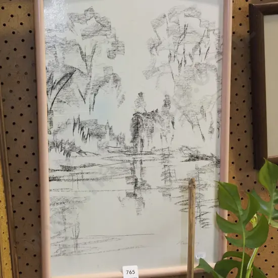 framed Bruce Canning print