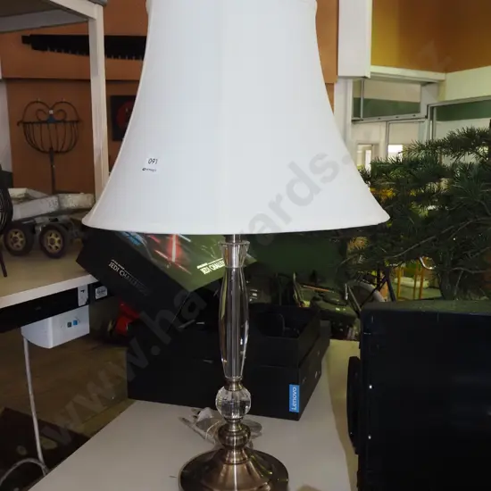 metal and brass based table lamp H680