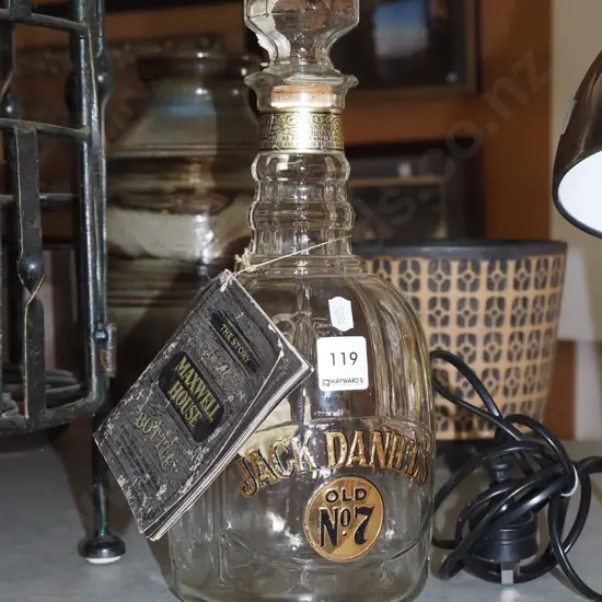 Jack Daniels whisky bottle - light