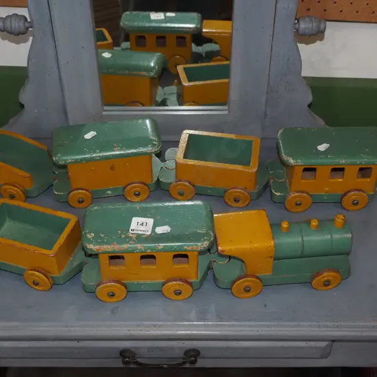 wooden toy train