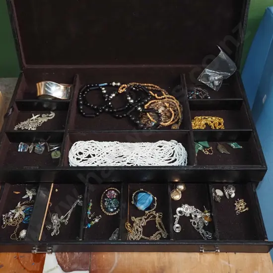jewellery box; costume jewellery