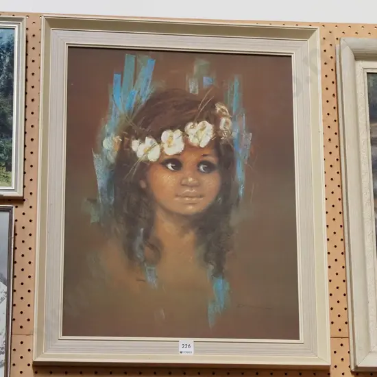 framed print -  girl 