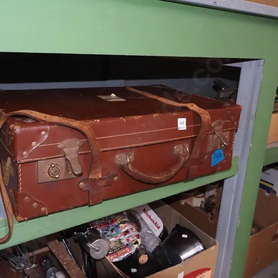 bullock hide suitcase