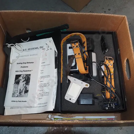 box; electronic dog Radartron training kit