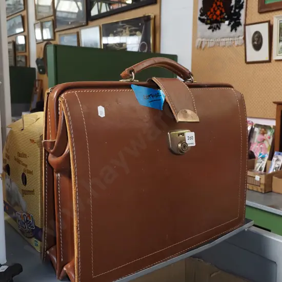 leather briefcase