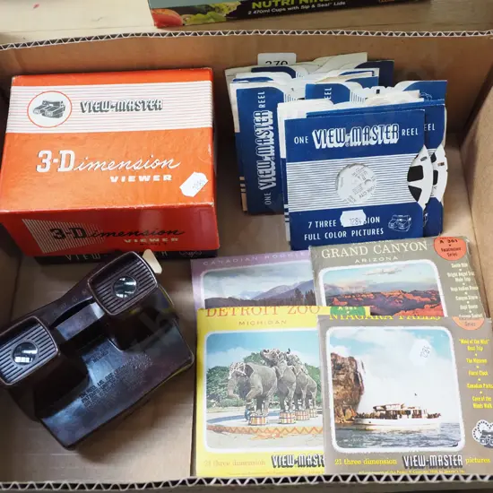 early Viewmaster and cartridges