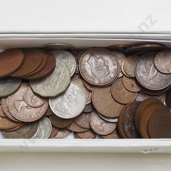 container of coins