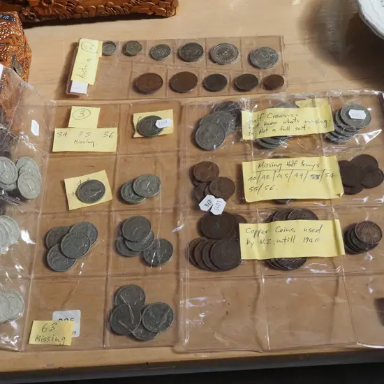 various coin sets