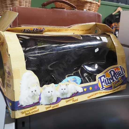 boxed FurReal Friends cat - box has damage