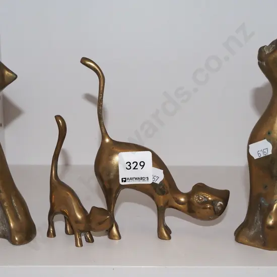 brass cat figurines Tallest H160