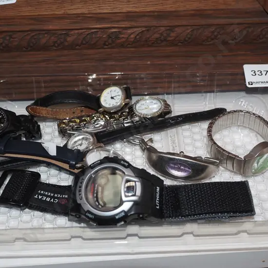 tray of watches