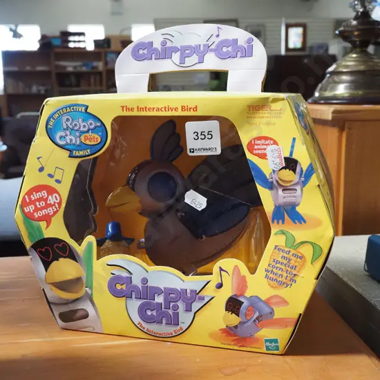 boxed as new Chirpy-Chi electronic bird