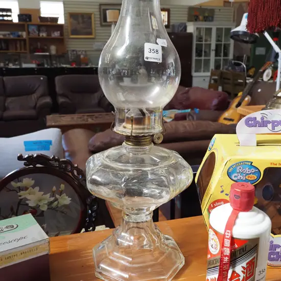glass kerosene lantern H460