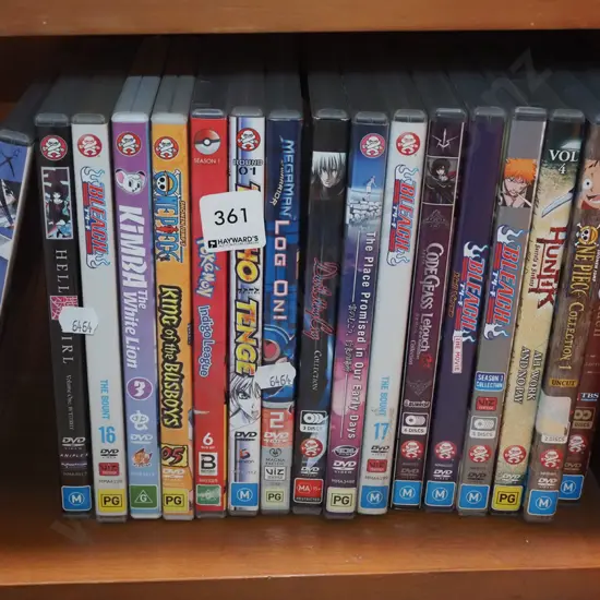 Japanese cartoon DVDs