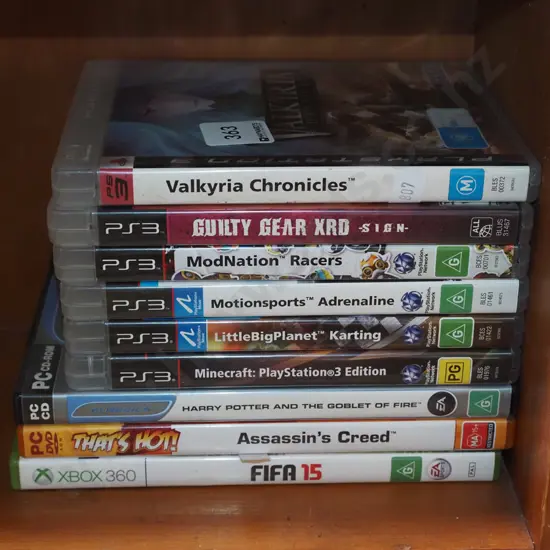 X box and playstation games