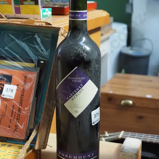 bottle of Rosemount 2003 cabernet merlot