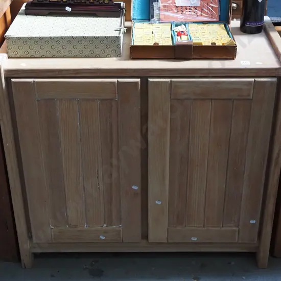 solid pine 2 door cabinet H770 W855 D400