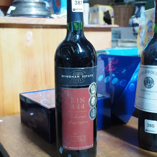 bottle of cabernet sauvignon Wyndham Estate Bin 44 1998