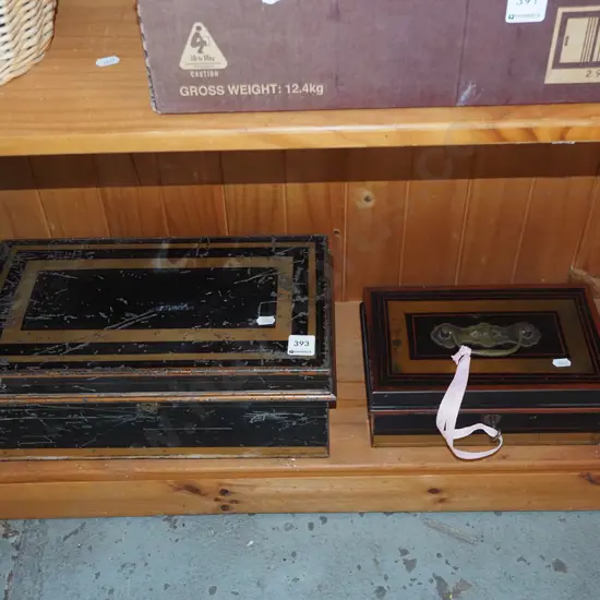 2x cash boxes - 1 has key