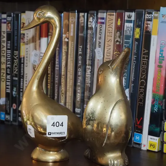 brass bird figurines H200