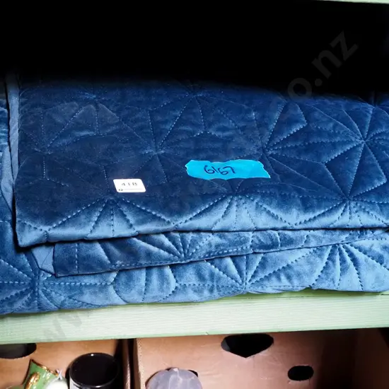 duvet set - faux velvet