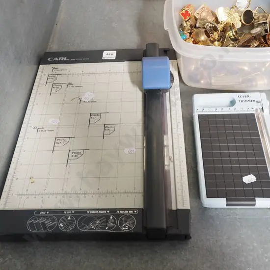 disc cutter, small guillotine