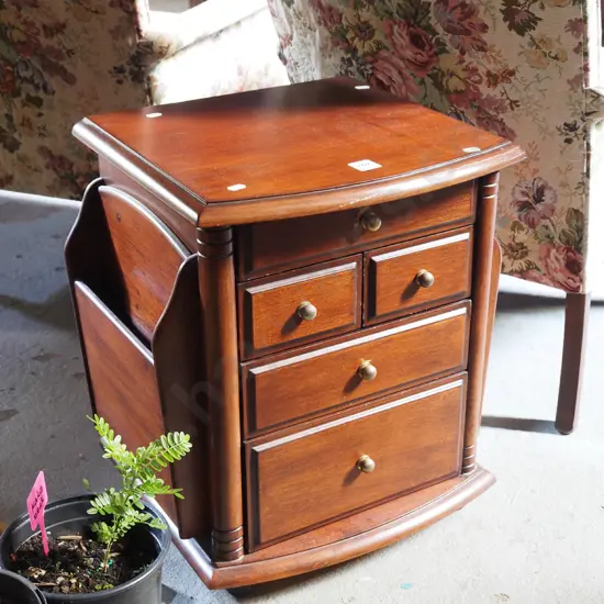 small end table/4 drawer chest H480 W380 D260