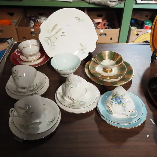 3x trios, Royal Albert Festival 11 piece tea set