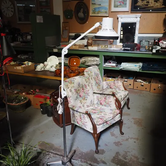 anglepoise fluroescent standard lamp - corrsion to chrome