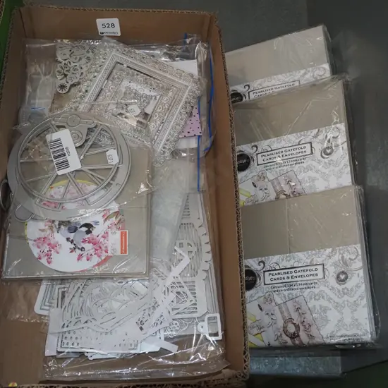 box; crafter's dies, envelopes