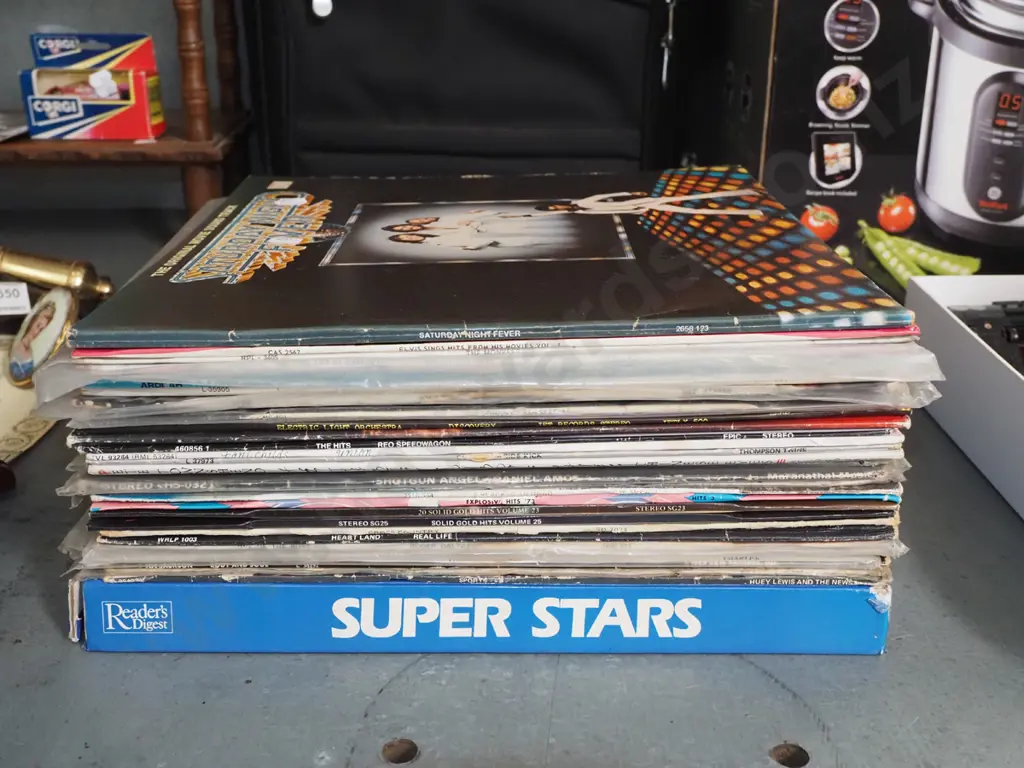 box of LPs Image 1++