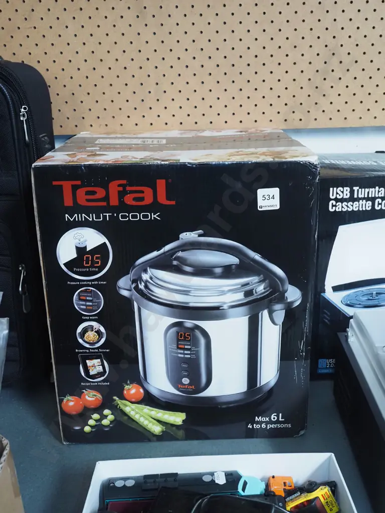 boxed as new Tefal  Minut-Cook 6L cooker Image 1++